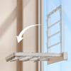 Folding Drying Rack Wall Mounted Drying Clip Windproof Sock Clip Clothing Rack Hanger Household Sock Drying Clip Space Saving