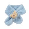 Plush Neck Warmer Thick Baby Shawls Fashion Plush Scarf  Toddler