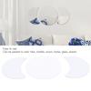 Acrylic Mirror Wall Sticker Sun Half Moon Shape Decorative Background Decal for Home Use