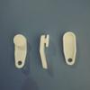 50 Pcs New White Curtain Track Clips Durable Plastic Curtain Track Hooks Multifunction Drapery Hooks Bedroom