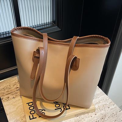 Handtasche mit großem Fassungsvermögen für Damen Neuer Stil College-Studenten-Klasse Schultertasche für Damen Damen Hand-Held Pendler-Tragetasche für Damen