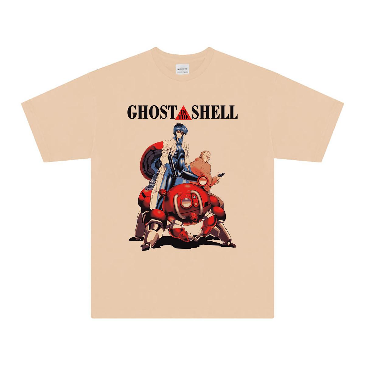 

Ghost In The Shell T Shirt Japanese Unisexga Anime Cyberpunk Unisex Graphic Top Unisexs Clothing Printed Loose 2025 New Hip Hop Tee 4XL