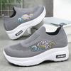 Women's Shoes Thick-soled Height-increasing Shoes Middle-aged and Elderly Shoes Breathable Casual Shoes Single Shoes