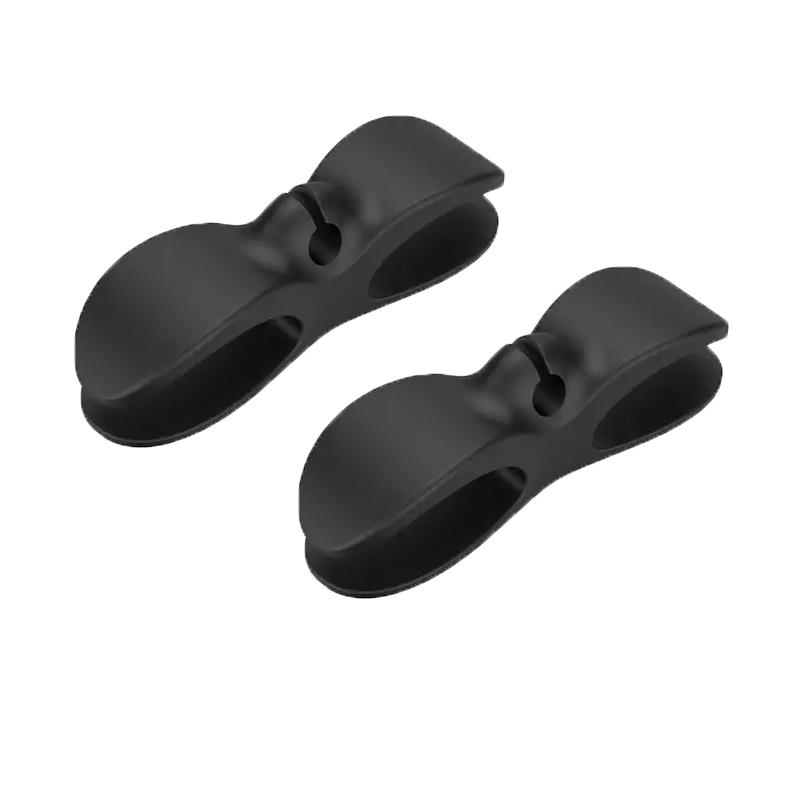 

Багатофункціональний тримач для затискачів Дріт Настінні гачки Вішалка Настільний органайзер для кабелю Розетка USB Затискач для кабелю Тримач для настінного кріплення 2pcs