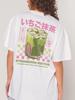 Camiseta Matcha Estampado Trasero Holgada Manga Corta Streetwear Camisetas Gráficas Tops Estética Y2k Algodón Camisa Mujer Unisex Ropa Femenina