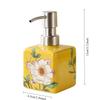 Neuer 200-ml-Seifenspender mit Muster, hochwertiger Keramikspender für Handseife, Shampoo, Duschgel und Lotion, Seifenabtrenner