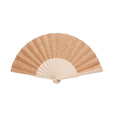 Fanny Cork Manual Wood Handheld Fan