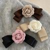 Women's Point Satin Ribbon Hair Clip