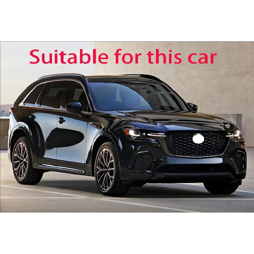 For Mazda CX-70 2024 2025 2026 Car Accessories ABS Chrome Door Handle Cover With Smart Key Hole Catch Cap Trim Molding