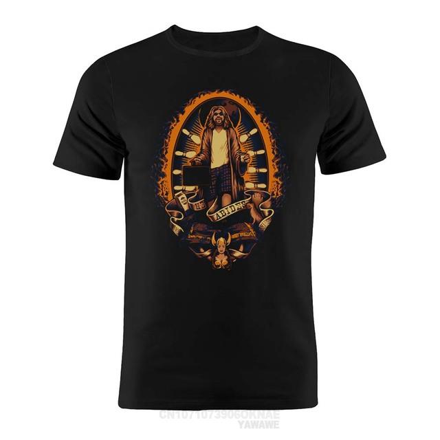 The Big Lebowski TShirts The Dude T Shirt Round Collar Tees TShirt Short Sleeve Adult Streetwear TShirt