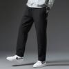 Men's Plus Velvet Pants In Autumn and Winter Thick Down Cotton Pants Wearing Windproof Casual Sports Lamb Velvet Trousers Men