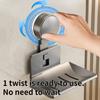 No-Drill Suction Cup storage rack soap storage rack Toilet drain box Wall-mounted bathroom soap storage rack Household soap box