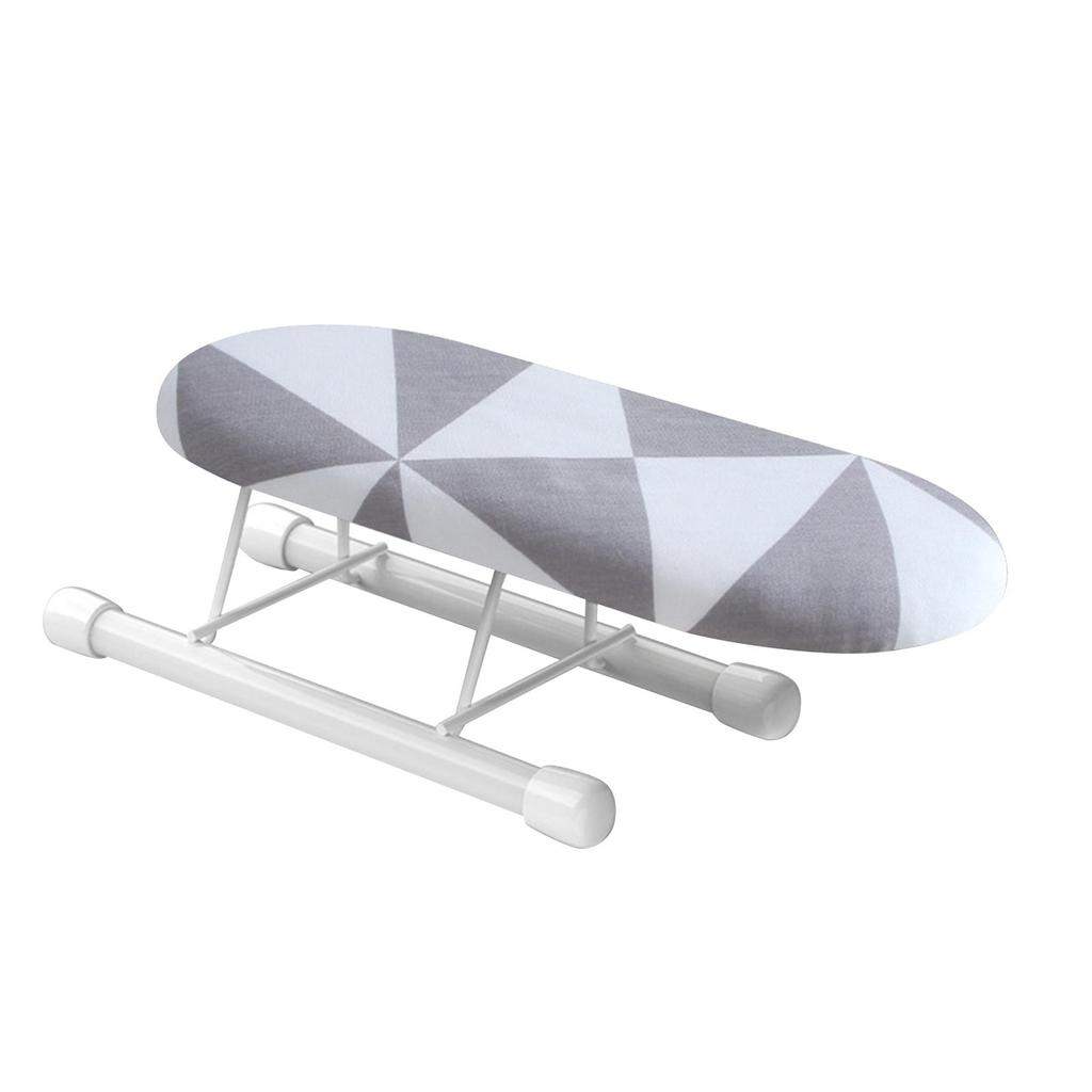 Small Folding Ironing Board with Folding Legs Removable Cover Ironing Cuffs Tabletop Ironing Board Portable Iron Board