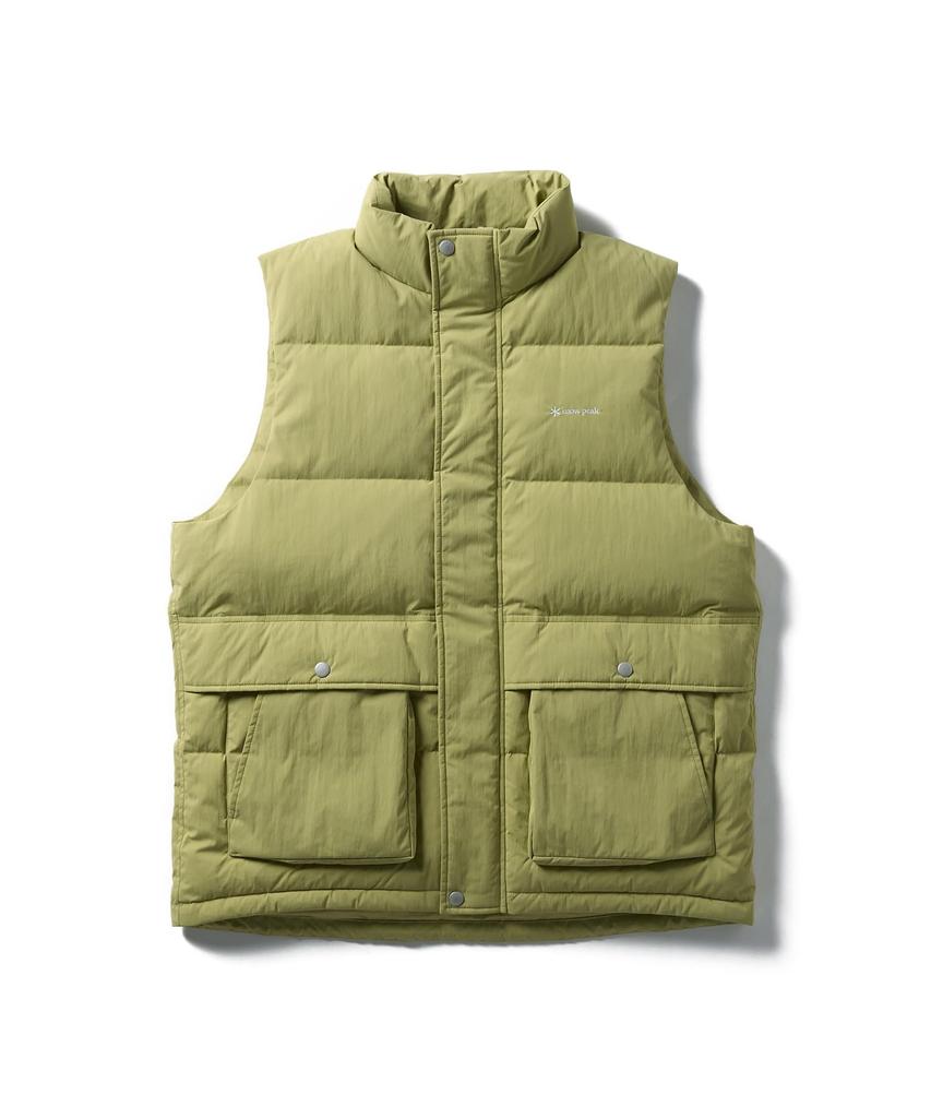 Snow Peak Everyday Down Vest and Light Size M JK-25AU007, Men's Women's, Green,