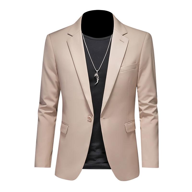 Men's Plus Size Slim Fit Blazer - Wedding & Business Attire