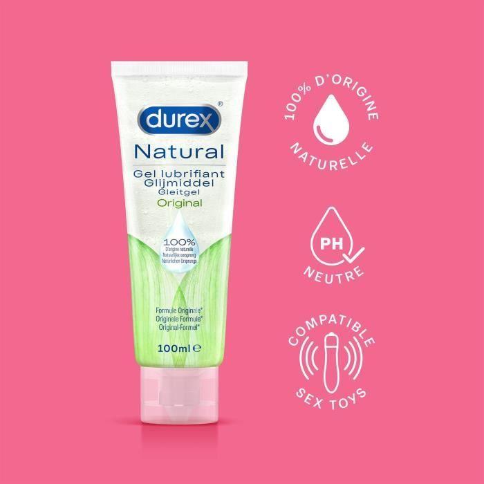 Durex natural original gel lubrifiant naturel 100ml