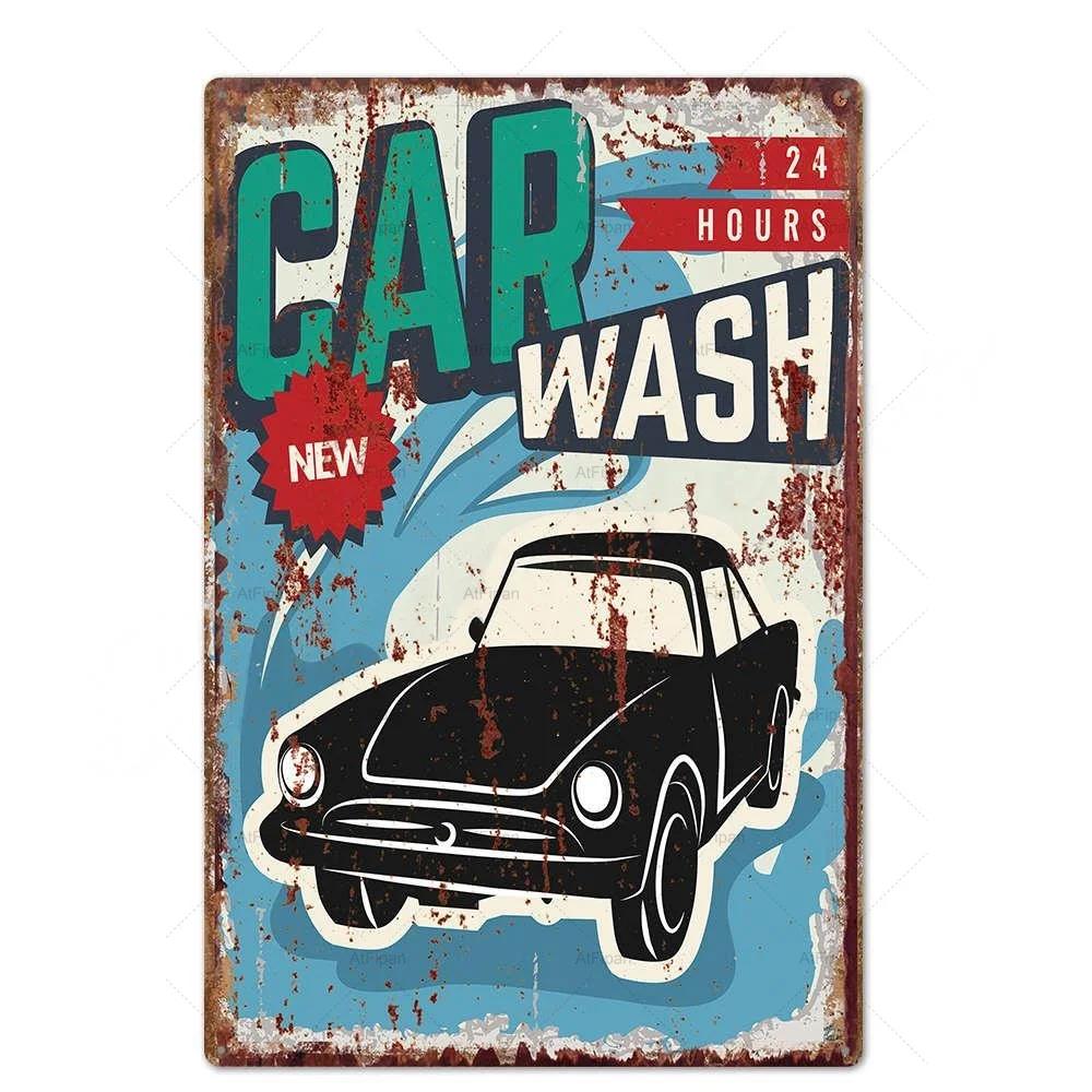 Vintage Metal Tin Sign Plaque  Retro Wall Decor Poster for Garage Gas Station Car Repair Shop  Perfect Home Decor Accent