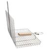 Grilling Rack for Meat, Fish, Vegetables, Closed Steel Basket Grill Grid