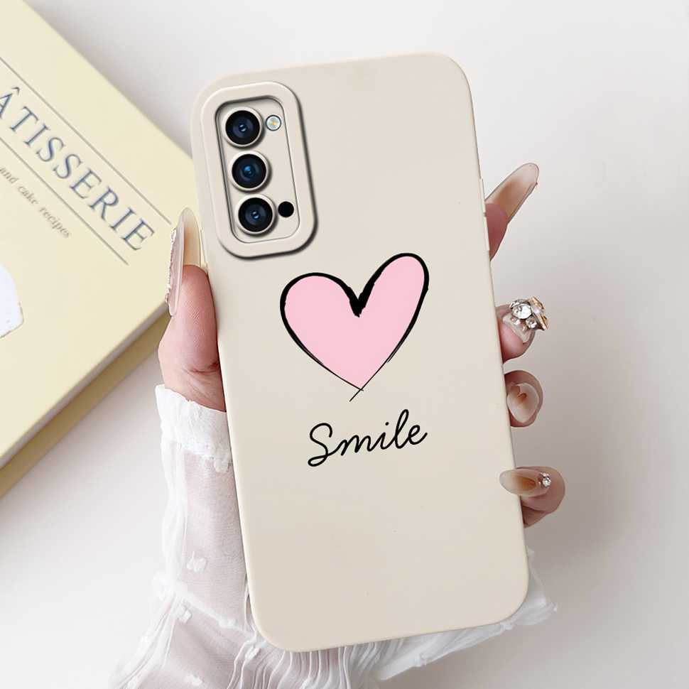 Für Oppo Reno4 Pro 5G Hülle CPH2089 Luxus Kunst Bemaltes Cover Für Oppo Reno4 Reno 4 Pro 5G Handyhülle Schutzhülle Weiche Abdeckung