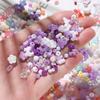 Acryl Gleiche Farbe Gemischte Perlen DIY Perlenarmband Halskette Material