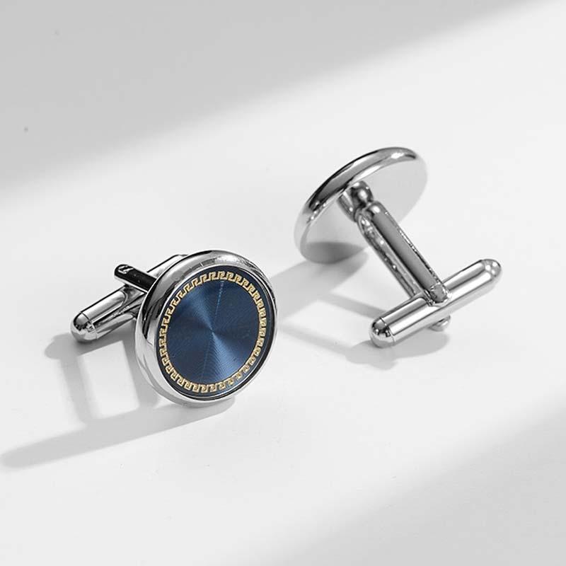 

Daly Мужская Банкетная Рубашка для Бизнеса Запонки Классический Французский Патч Медные Запонки Клетчатые Позолоченные Запонки Light luxury cufflinks