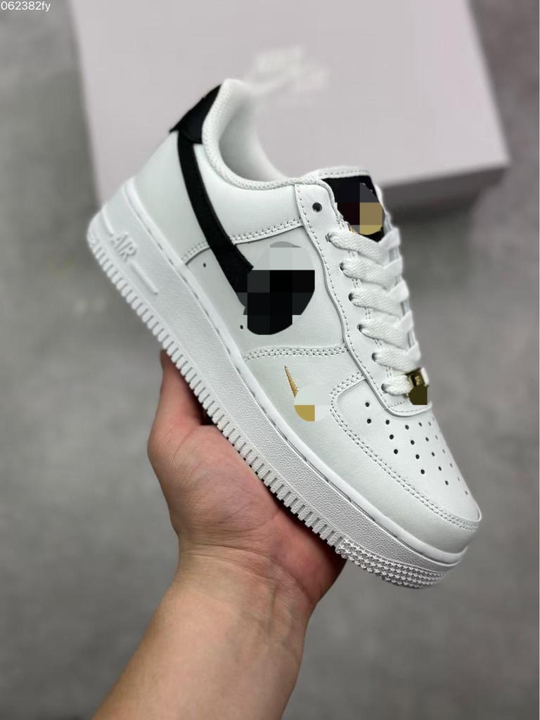 Authentische Air Force 1 Serie Herren & Damen Low-Top Freizeitschuhe - Reinweiß AF1 Trendige Sneaker