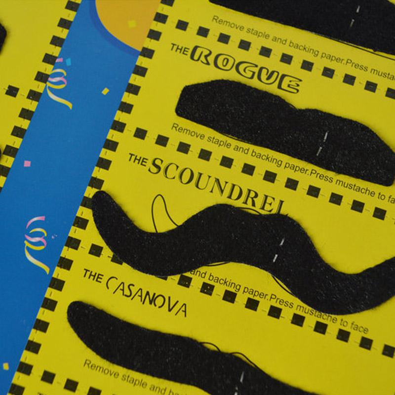 Wig Mustache Halloween Costume Festive Party Supplies Funny Black Fake Beard 12 Pcs Party Beards Wigs Hair Photobooth Props Kids Children Gifts