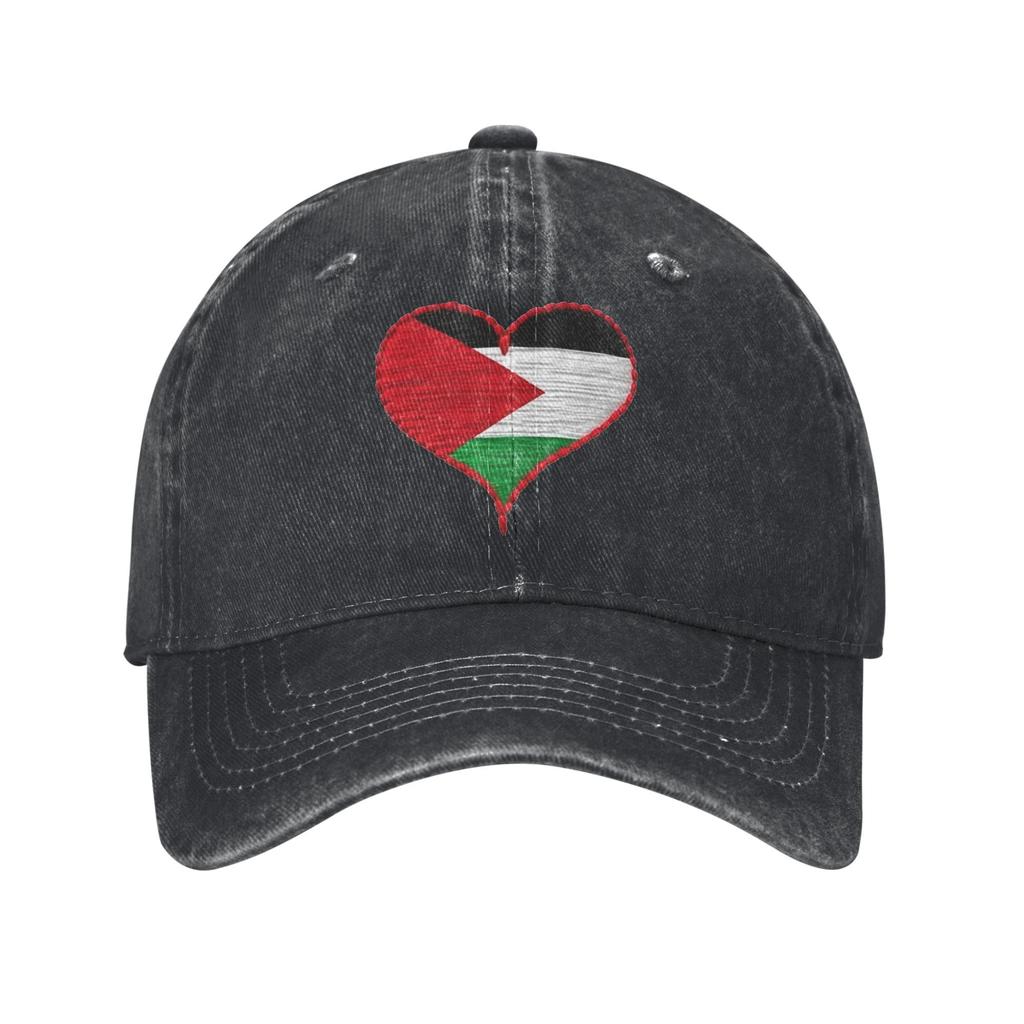 Palestined Map Watermelons Washed Baseball Cap  Fashion Sun Trucker Hat Spring Unisex Men Tennis Skate Baseball Caps