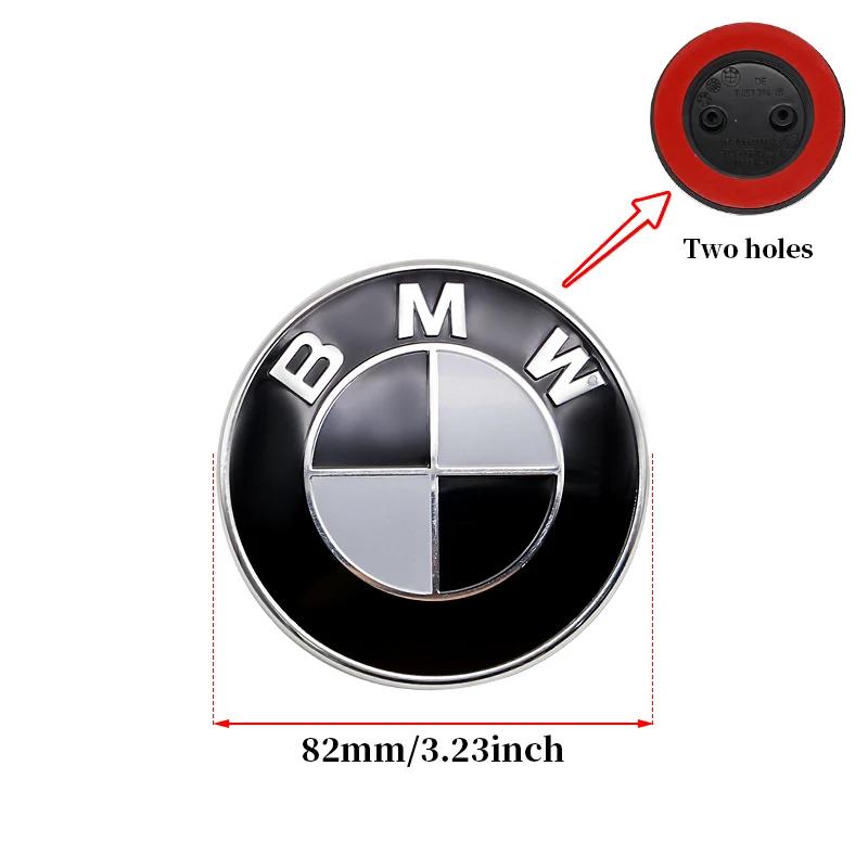 For BMW M 7Pcs Black White Car Front Hood Emblem For BMW X1 X2 X3 X4 Wheel Hub Caps Badge X5 X6 F48 F39 F10 F30 G11 E60 G01 E84 E83 Auto JG8