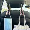 2Pcs Strong Storage Car Rear Seat Hooks Rear Bearing Car Seat Headrest Hooks  Clothes