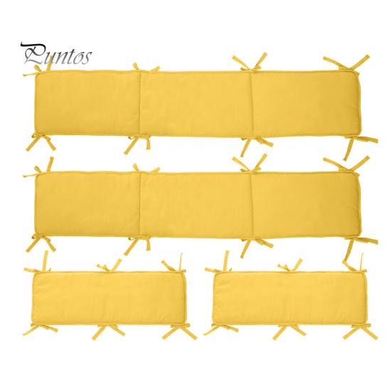 4 Pcs Bed Fence Breathable Mesh Liner Anti-Collision Cushioned Pads Easy To Install Soft Padding for Sides Padded Covers