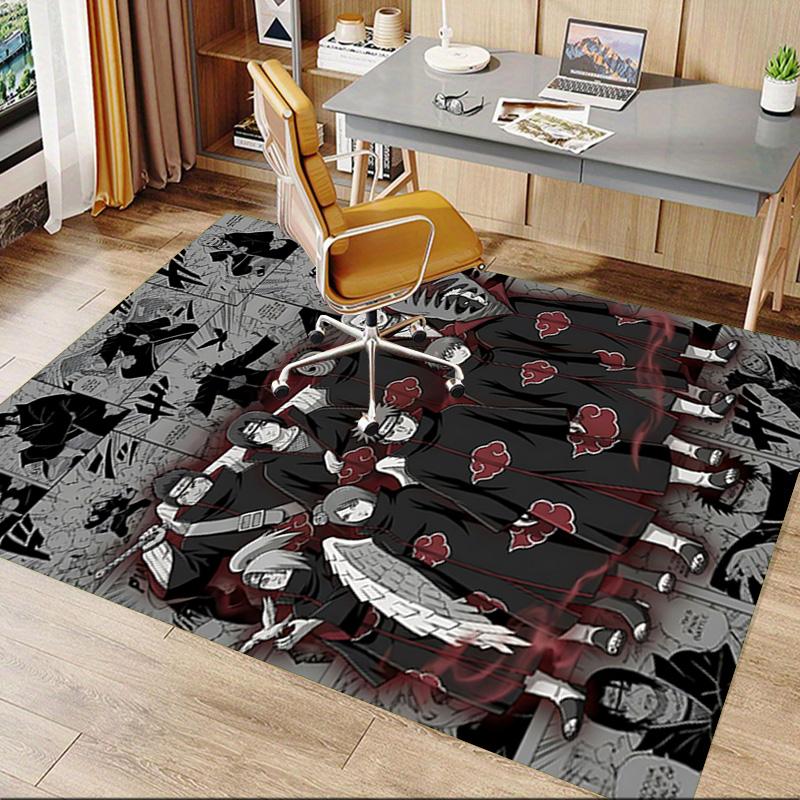 1pc Akatsuki Members Collage Carpet for Playroom Bedroom Living Room Sofa Home Decor,kids Game Area Rug Non-slip Floor Mat Y723123