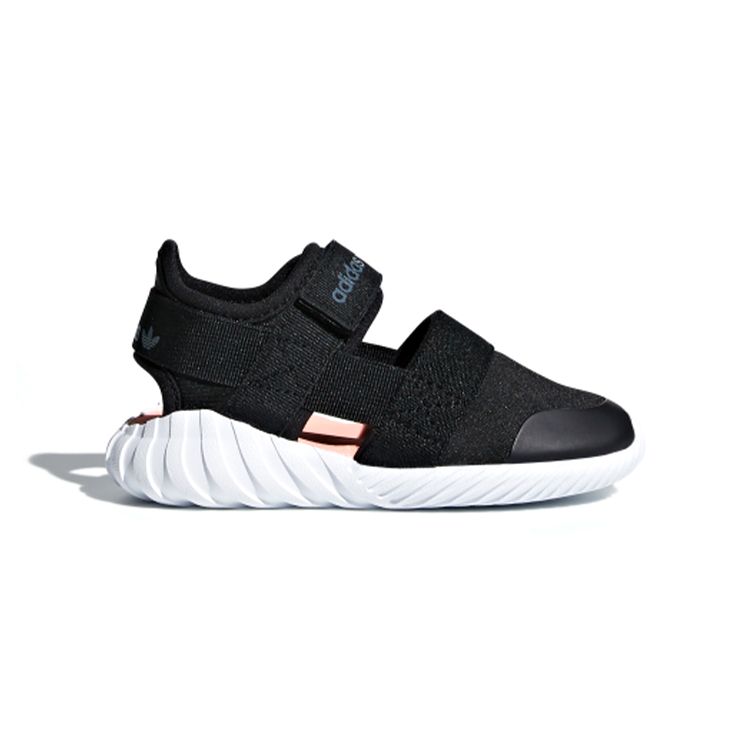 Adidas Originals Doom Casual Trend Durable Low-Top Walking Shoes Baby Shoes Black Pink BB6698
