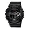 GD-100-1BDR LED de Alta Intensidade 20 Bar À Prova d'Água Digital Mostrador Grande Pulseira de Resina