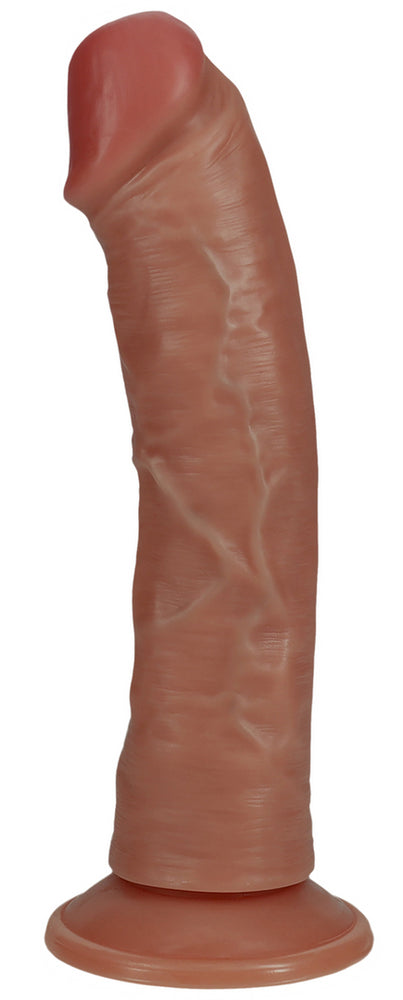 Gode vibrant Curved 20 x 4.6 cm Latino - Ultra Realistic Skin by RealRock - Godes Vibrants