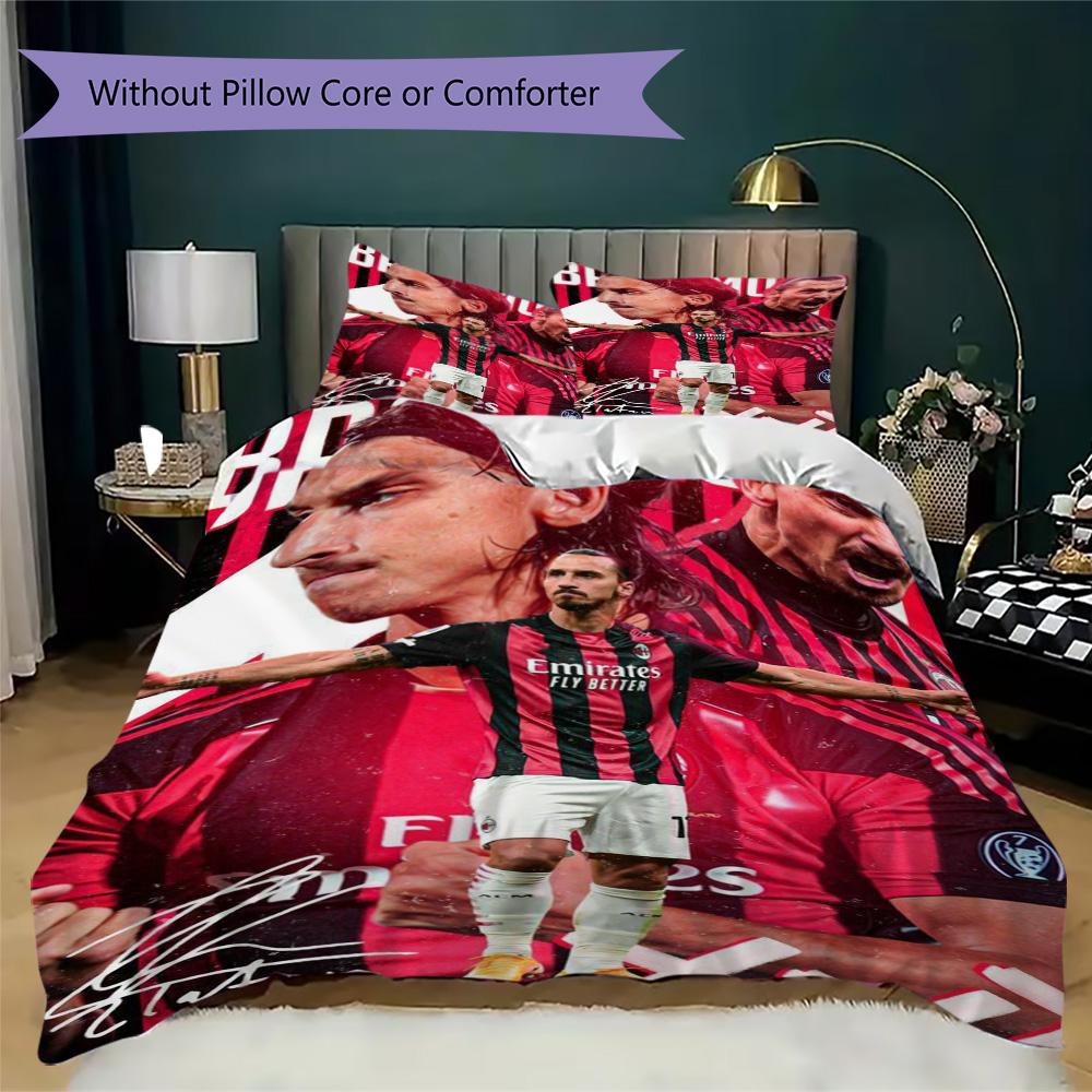 Former Associazione Calcio Milan athlete Zlatan Ibrahimović Home Decoration Soft Bedding Down Pillowcase Duvet Cover (without core) 1