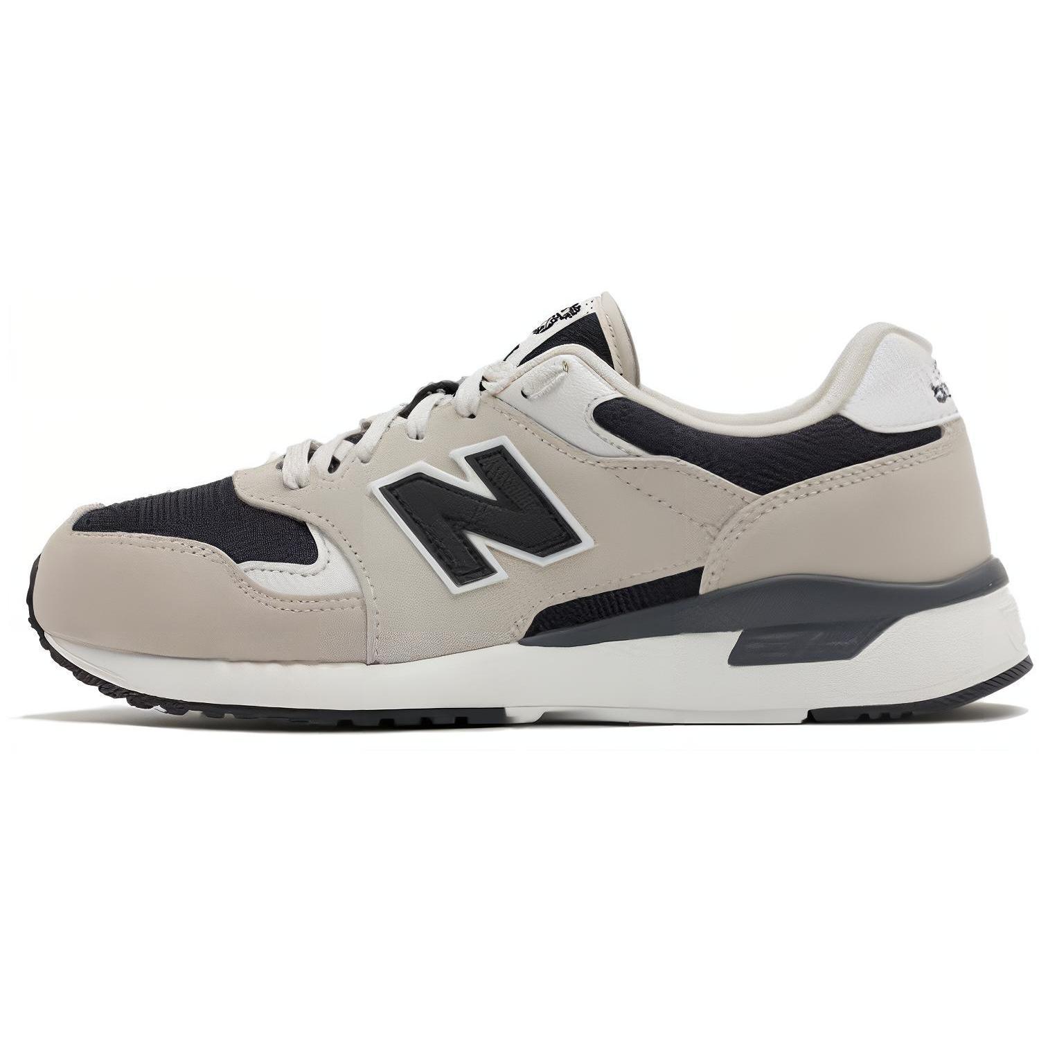 

новый New Balance 570 Series Бежевый Черный D Широкий Кремово-белый Черный 36