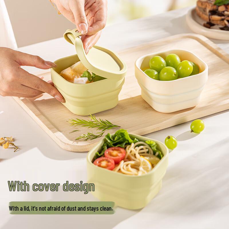 Portable Collapsible Silicone Travel Bowl
