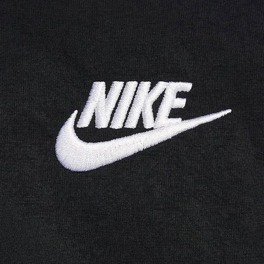 Nike Logo Loose Fit Elastic Cuff Knitted Sports Pants Men bottoms Black HQ6115-010