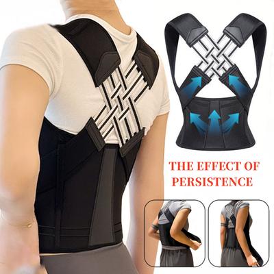 Posture Back Brace Adjustable Back Support Strap To Prevent Spinal Distortion and Hunchback for Men Women Corrector