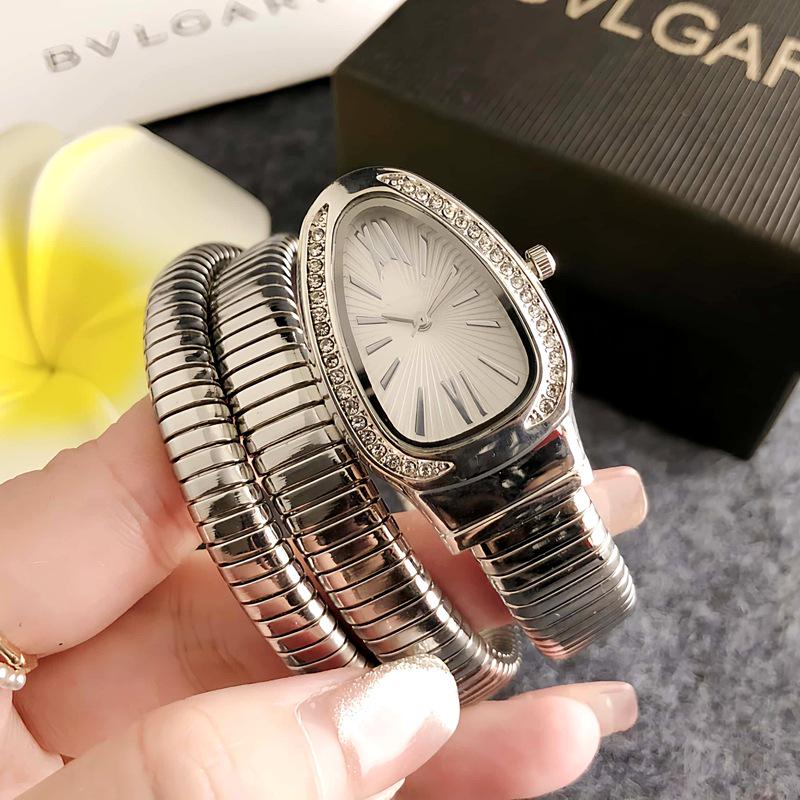 BV Home Fashion Retro Quartz Snake-Shaped Wristwatch for Women and Students