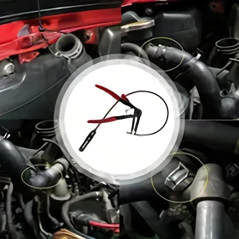 Hose clamp, car disassembly tool, long handle wire spring hose clamp, car coolant radiator heating belt, flat mouth or large cla