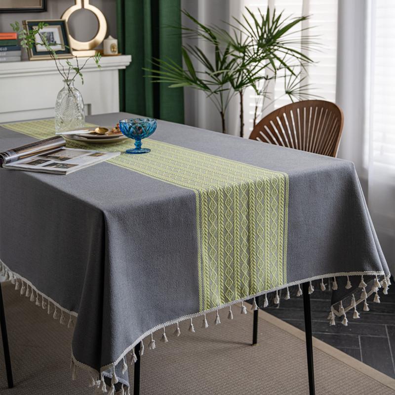 Amazon Lace Embroidery Water-Soluble Lace Pastoral Table Cloth Coffee Table Cover Tablecloth