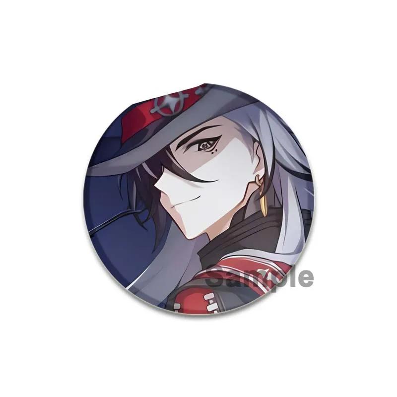 32/44/58mm Honkai Star Rail Brooch On Backpack  Asta Hook Kafka Arlan Cartoon Cosplay Badge Lapel Pins for Clothes Accessories Gift