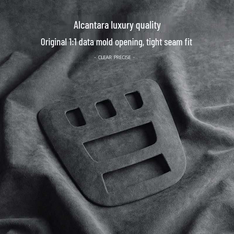 Zeekr 009 Alcantara Suede Interior Light Cover - Protective Reading Light Decoration