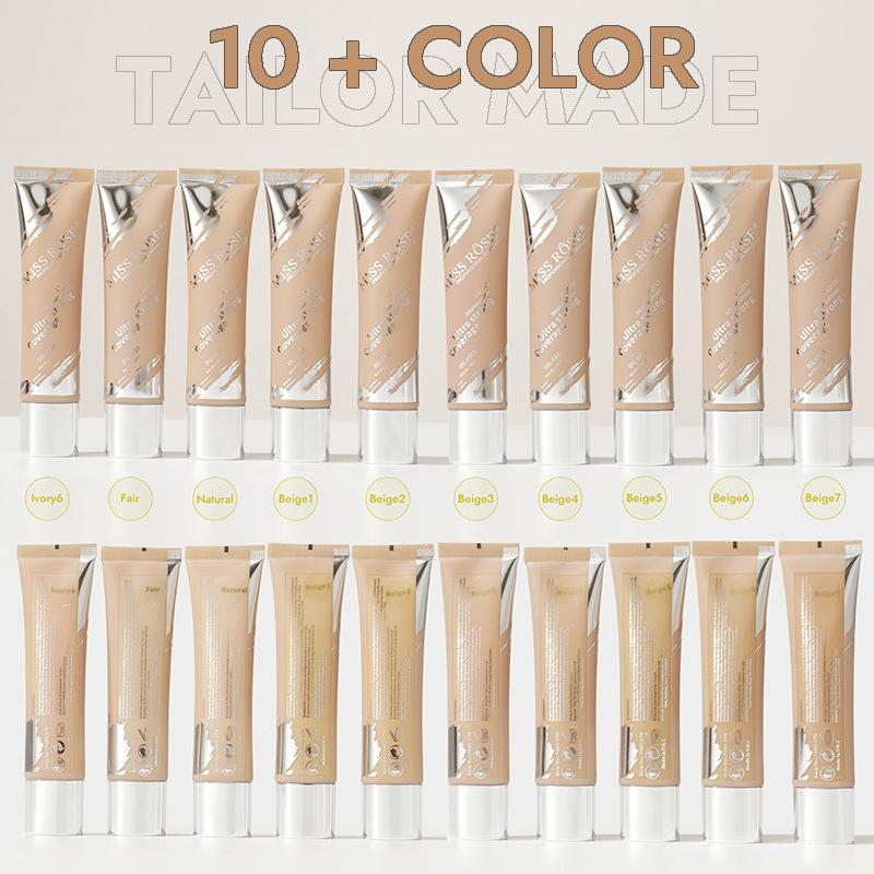 MISSROSE Foundation Liquid Long Lasting Non Comedogenic for All Skin