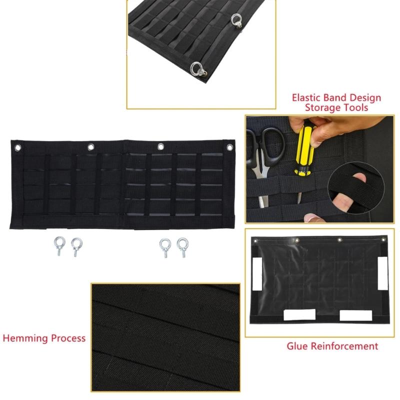Car Rear Trunk Parcel Shelf Load Cargo Shade Cover Luggage Storage Bag Tailgate Organizers for Jimny JB64 JB74 2019-2024