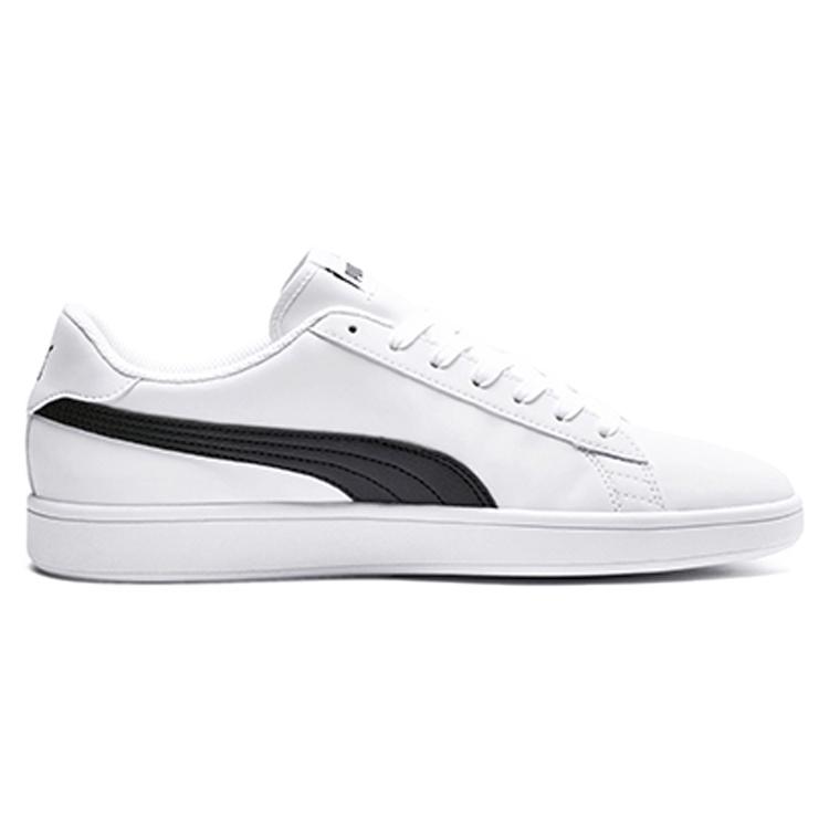 Puma Smash V2 Buck Casual Board Shoes Black/White Men's 365160-07