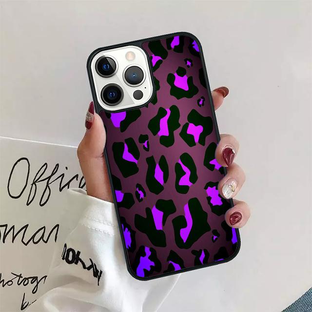 Tiger leopard print Soft Coque Shell For iPhone 17 Air 15 16 14 13 12 Pro Max 11 Pro Max Plus Phone Case Cover