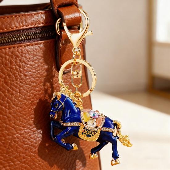 Horse Keychain Chinese New Year Charm Pendant Bag Backpack Hanging Decoration Inspiring Design Christmas